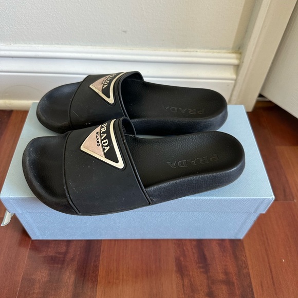 Prada Rubber Slides - Picture 4 of 6